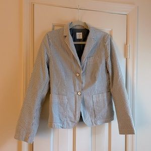 GAP Seersucker Blazer Size 8
